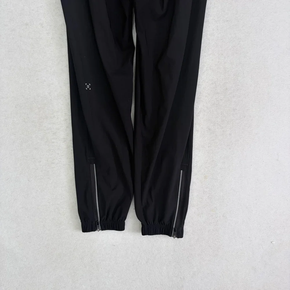 Lululemon Surge Jogger Mens Medium Black Zippered Cuff Running Gym Training Pant